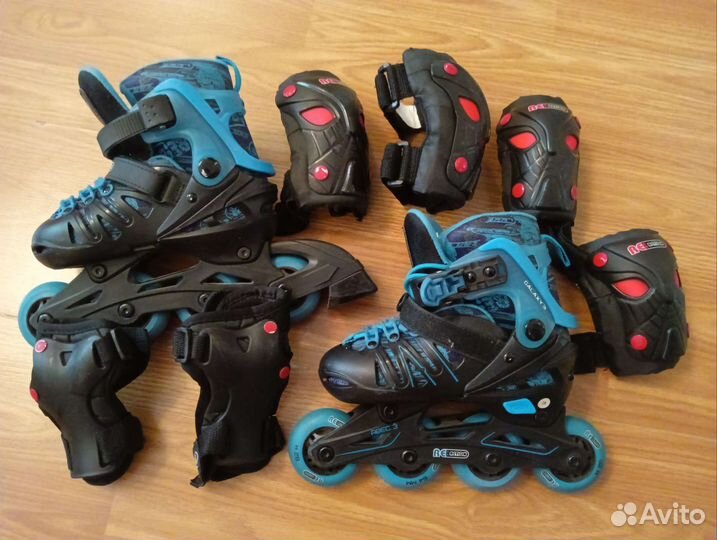 Роликовые коньки детские раздвижные