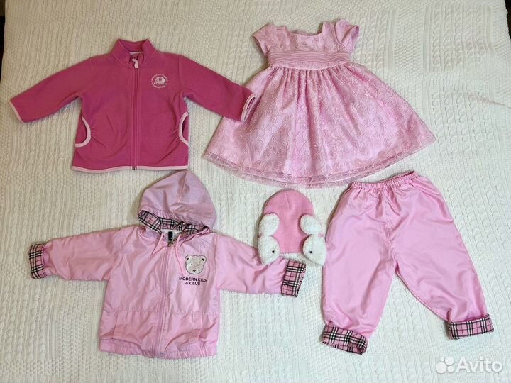 Одежда для девочки 86 пакетом
