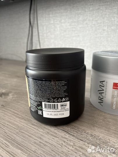 Маски для роста волос Aravia и Comliment