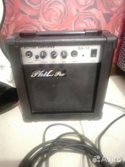 Электро гитара с комбиком yamaha pacifica 012