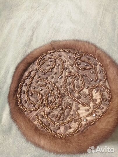 Шапка норковая женская