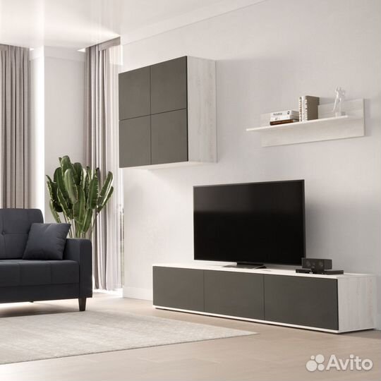 Тв-тумба Эде-951qh латте под тв телевизор