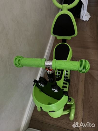 Забронирован ) Самокат беговел 3 в 1 с ручкой