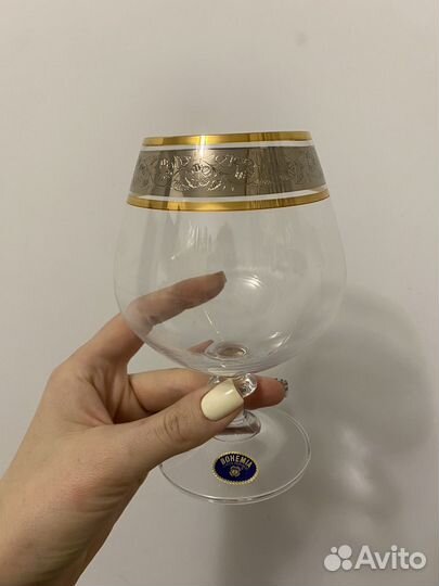 Бокалы bohemia crystal новые