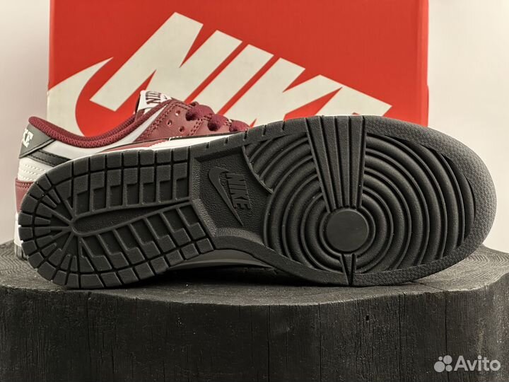 Кроссовки Nike Dunk Low Dark Team Red Black