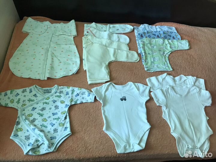 Детские вещи для новорожденных на мальчика пакетом