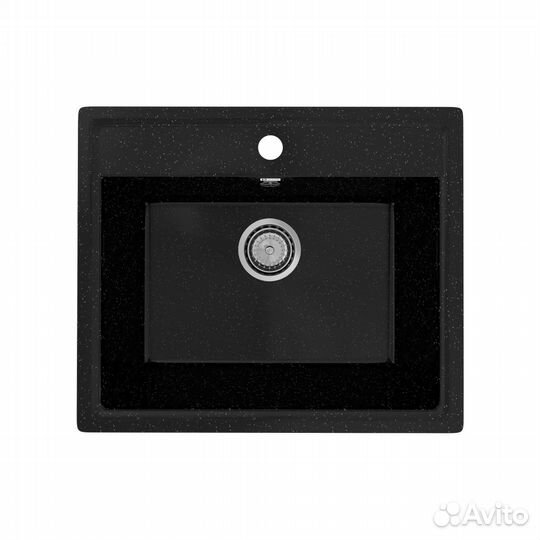Кухонная мойка Practik PR-M-565-004, черный оникс