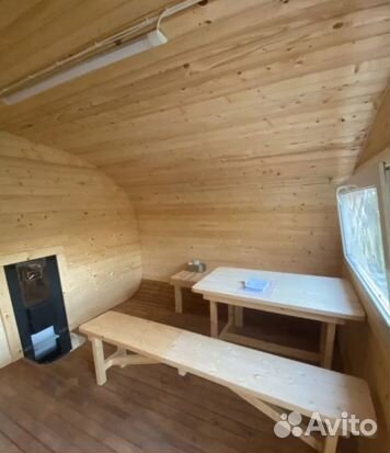 Баня Бочка квадроовал Очень Большая