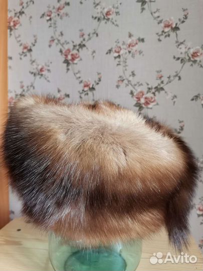 Шапка женская соболь