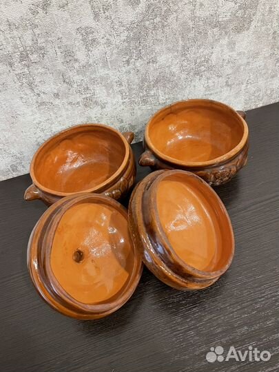 Горшок для запекания, бокалы