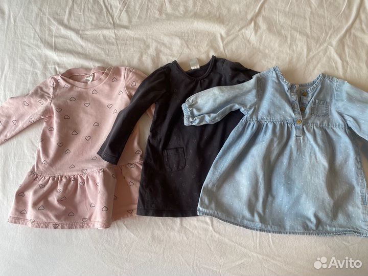 Пакет платьев для девочки 80 86
