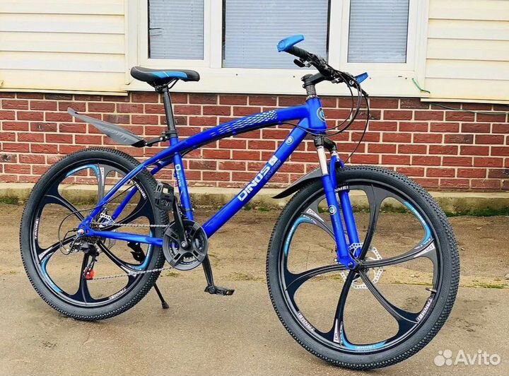 Синий велосипед/ Литые диски