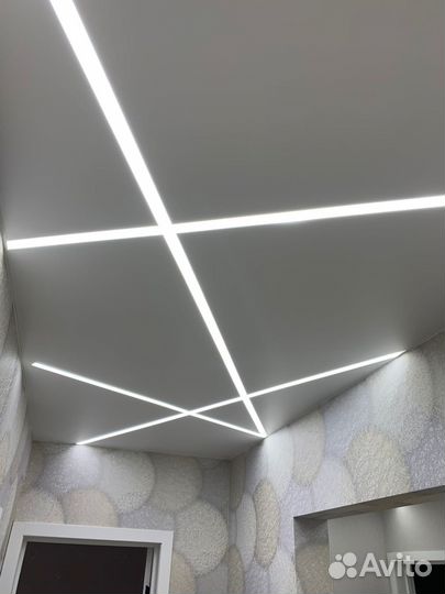 Натяжные потолки установка