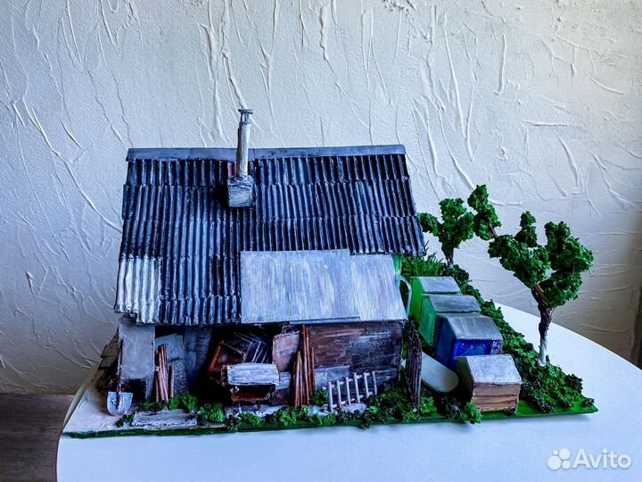 Миниатюра дома по фото кукольный домик