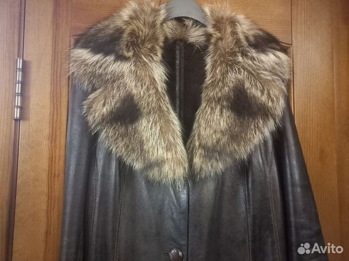 Кожаное пальто натуральная кожа