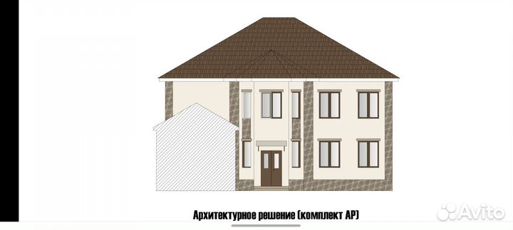 Готовый проект двухэтажного дома