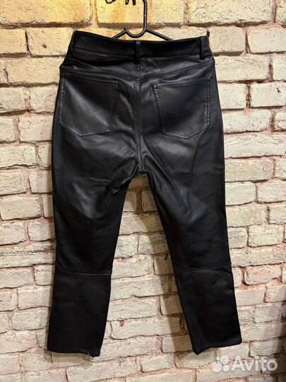 Кожаные брюки hm