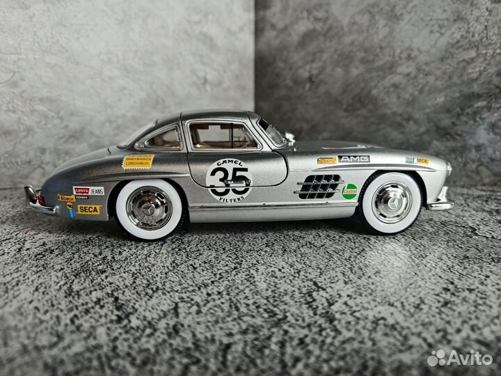 Машинка Металлическая Mercedes-Benz 300SL 1954 AMG