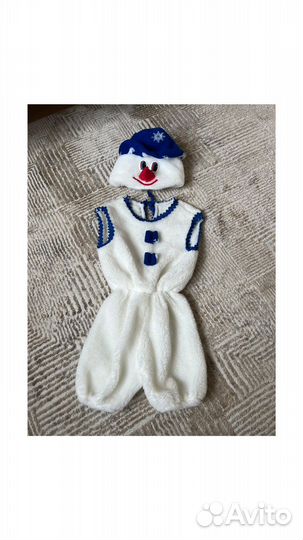 Костюм снеговика 2-3 годика