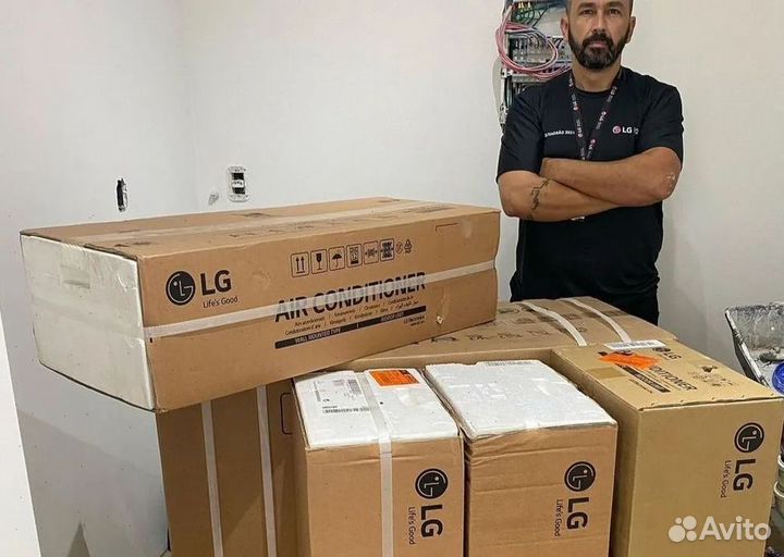 Сплит система кондиционер Установка