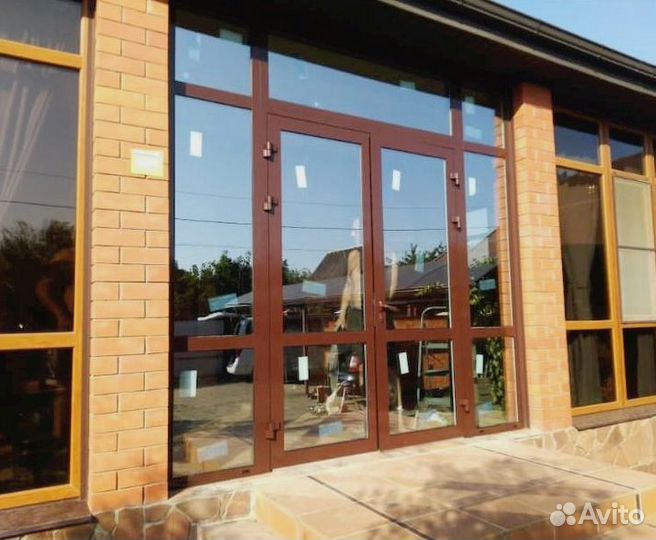 Раздвижные алюминиевые окна, двери, витражи