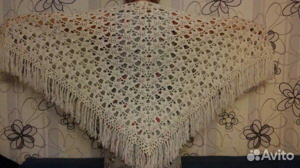 Шаль ручной работы