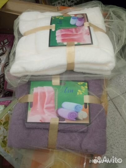 Набор банных полотенец, Микрофибра