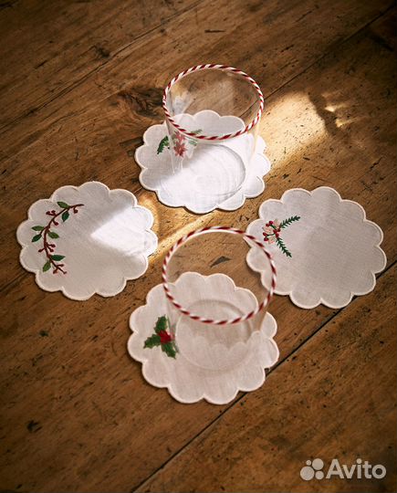 Набор рождественских подставок zara home