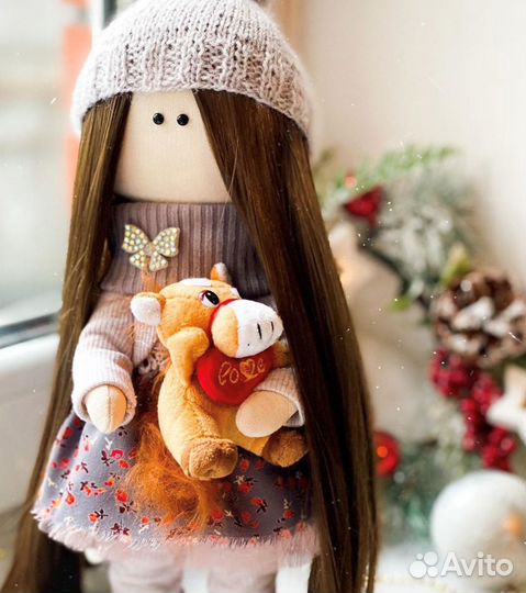 Интерьерная кукла ручной работы