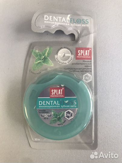 Зубная нить Splat Professional мятная тонкая
