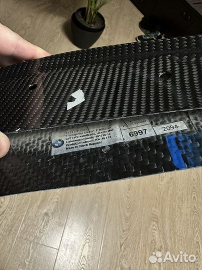 Сплитер карбон ориг BMW M4 F82 / M3 F80