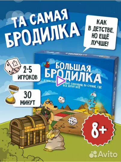 Настольная Игра — Бродилка