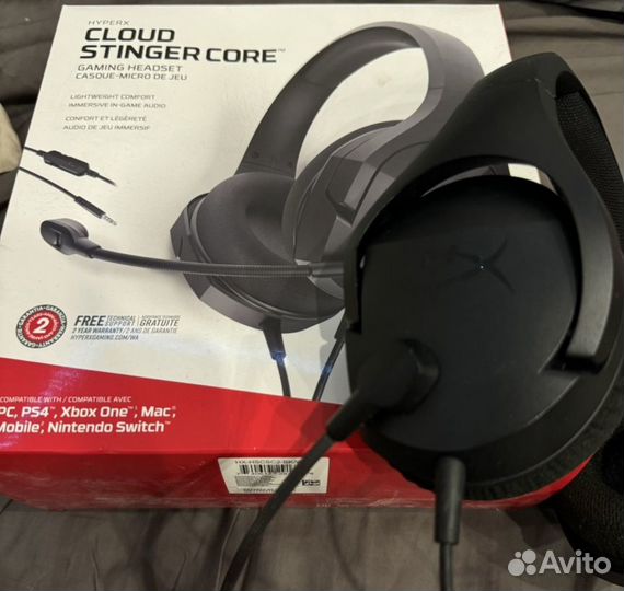 Игровые наушники hyperx cloud stinger core