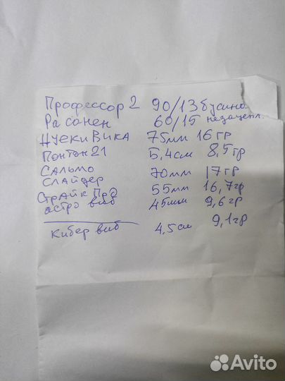 Воблеры, блесны