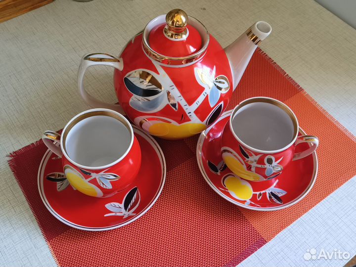 Сервиз чайный Золотое яблоко
