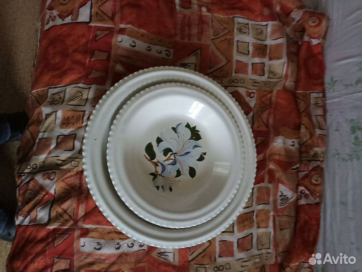 Эмалированное блюдо СССР