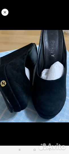 Продаётся сабо из натуральной замши