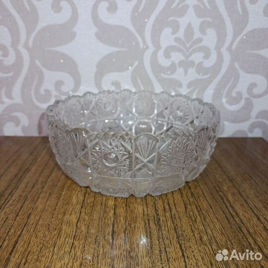 Хрустальная конфетница СССР