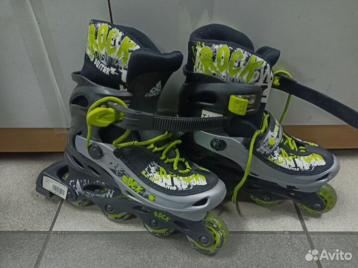 Роликовые коньки Caprice Rock Green 35-38р