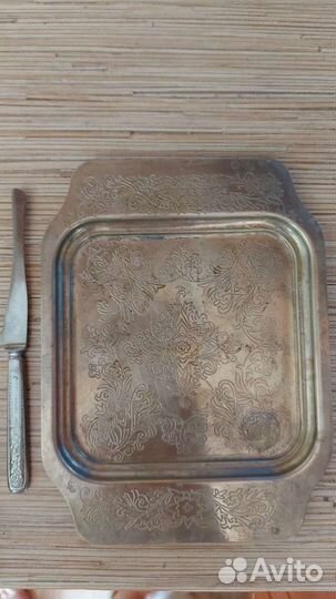 Поднос из нержавейки СССР