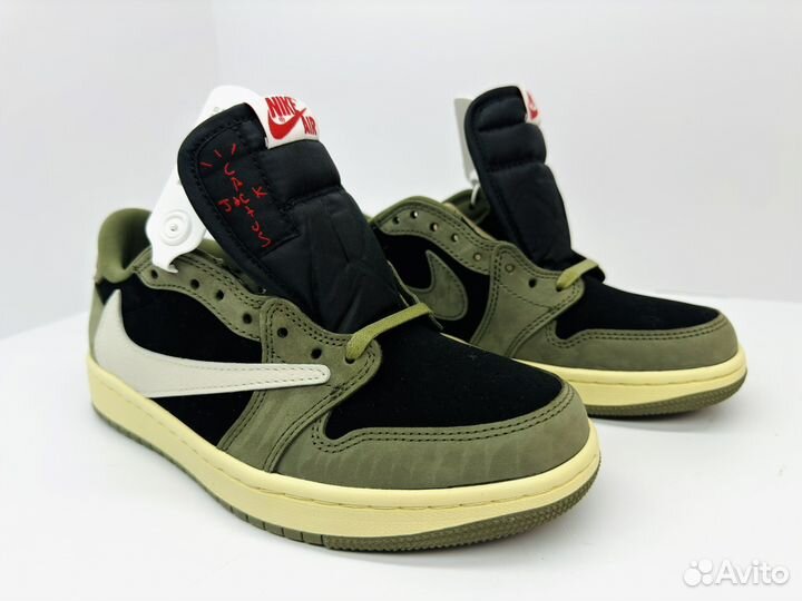 Travis Scott x Air Jordan 1 Low OG Black Olive