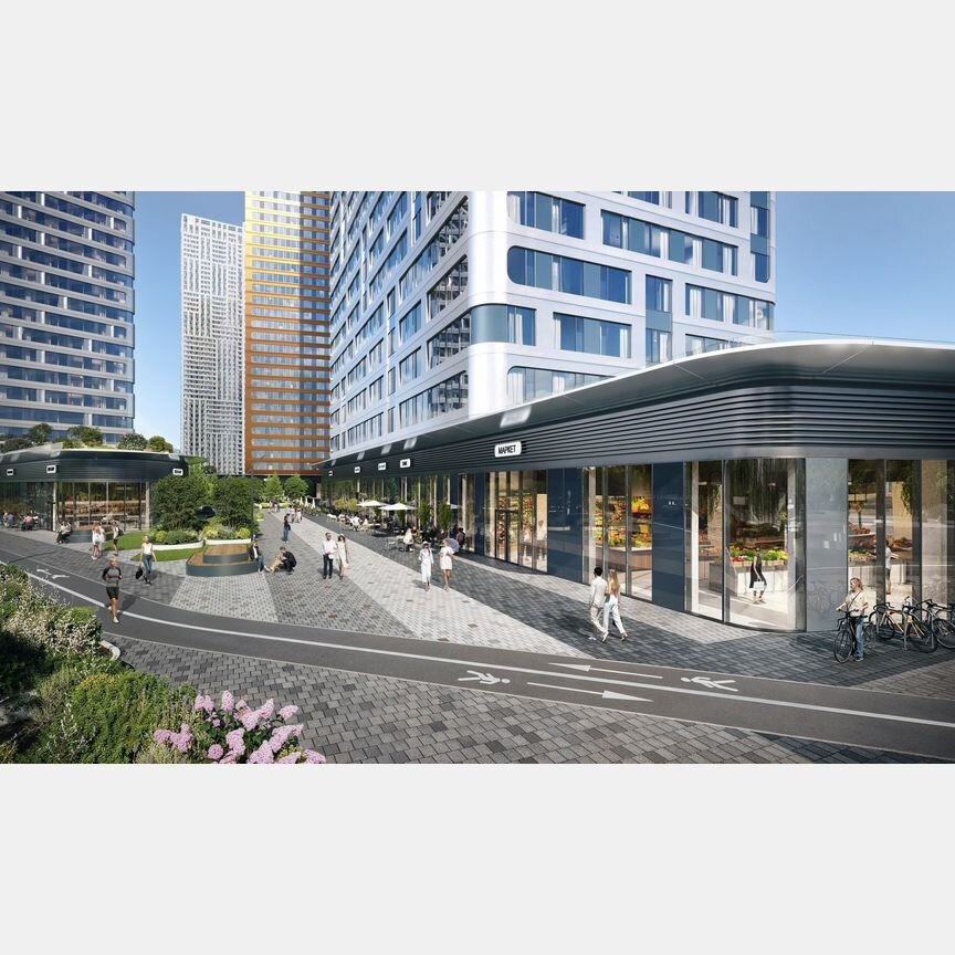 1-к. квартира, 59,1 м², 31/31 эт.