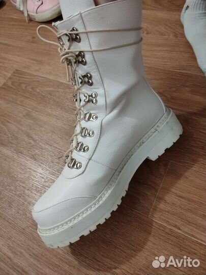 Ботинки женские 39 размер экокожа