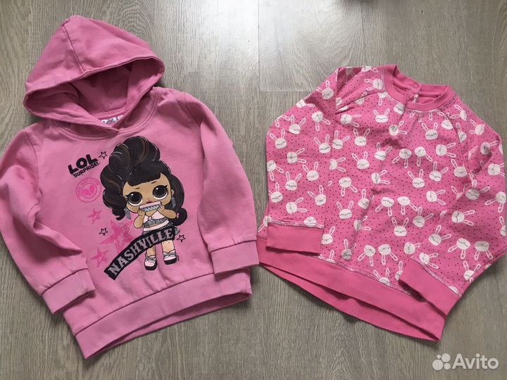 Вещи пакетом на девочку 98-104