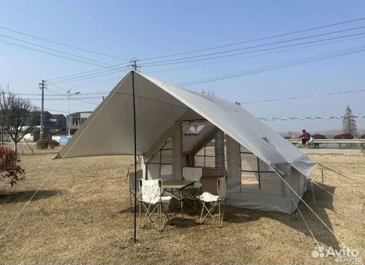 Палатка надувная для кемпинга 4-х местная