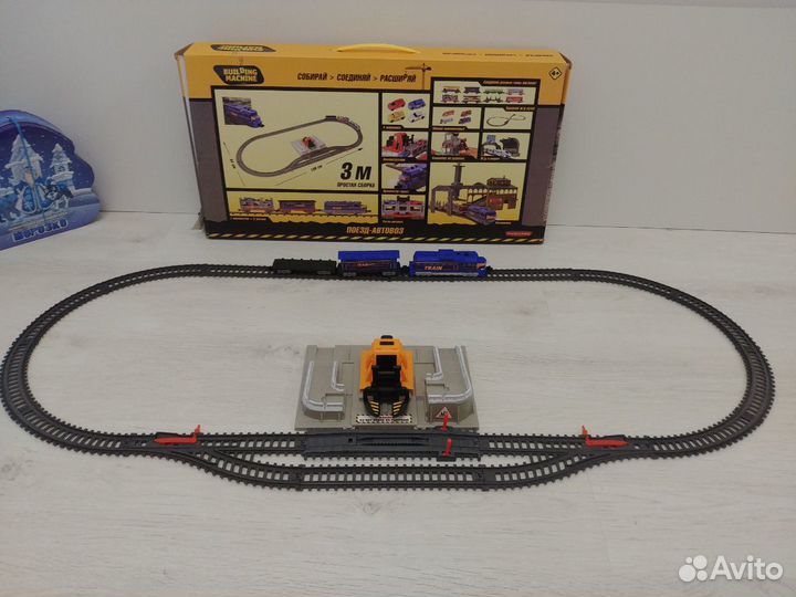 Поезд-Автовоз 24 предмета