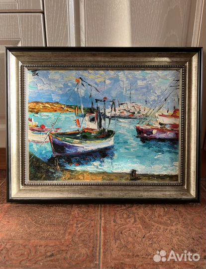 Картина маслом на холсте в раме