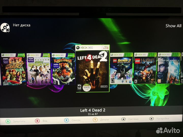 Xbox 360 Slim 500Gb (Прошита) 85 игр