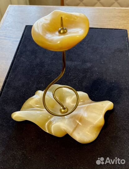 Подсвечник из натурального камня