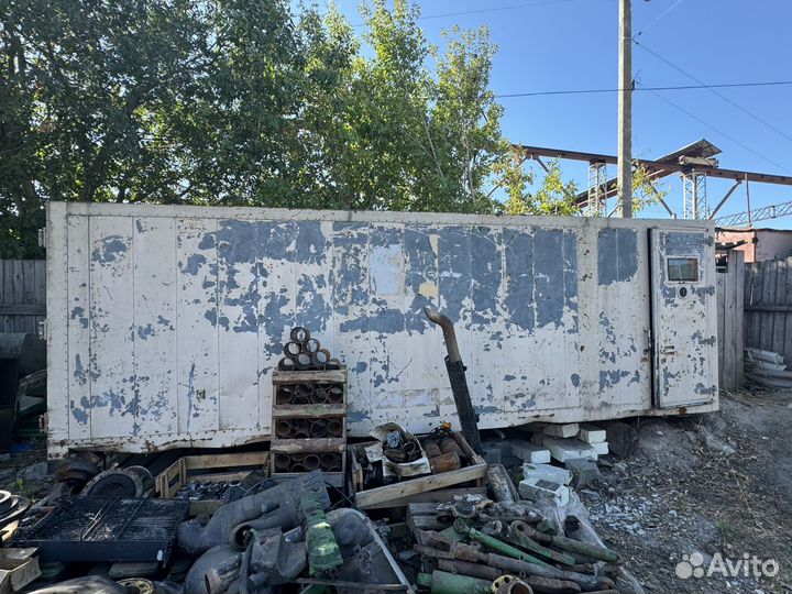 Цельнометалическая будка с подрамником Камаз